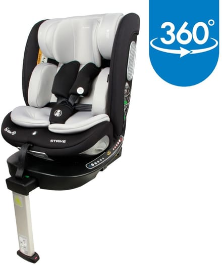 Moni Strike Dark Grey 40-150 cm 360° i-Size Autostoel