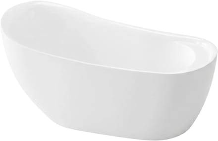 Rea - Vrijstaand Bad Orte 170 Witte stopkap - 171 x 78 x 79,5 cm