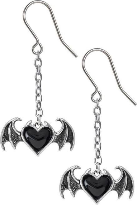 Alchemy - Blacksoul Oorbellen - Zilverkleurig