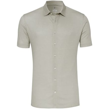Desoto Overhemd Essential Micro Diamond Pattern Short Sleeve Grijs / male