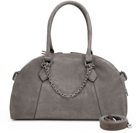 LES VISIONNAIRES Odette Cozy Chain Schoudertas Leder 38 cm - Dames - dimgrey
