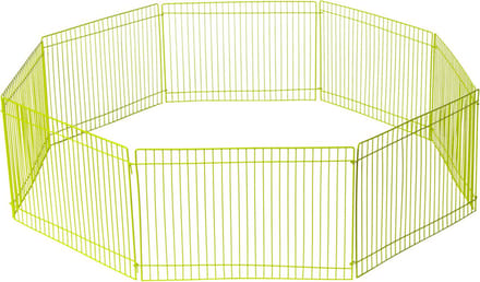 Adori Hamster Ren 8 Panelen - Dierenverblijf - Ø90 cm Groen