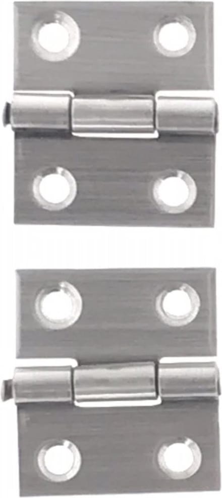 Benson RVS Scharnieren - 26 x 27 mm - Inclusief Schroeven - 2 stuks