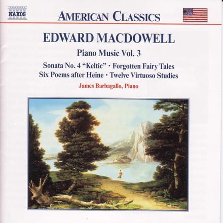 James Barbagallo - MacDowell: Piano Music Vol. 3 (CD)