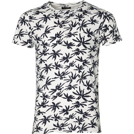 Dstrezzed T-shirt Print Palbomen Wit  M