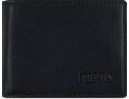mano Don Andrea Portemonnee RFID-bescherming Leer 9.5 cm - Jongens - Horizontaal - schwarz