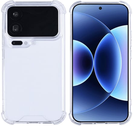 Rixus Anti-Burst Case For Xiaomi 17 Pro Max Transparent