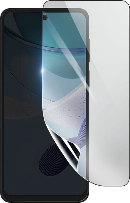 3mk, Geschikt voor Motorola Moto G53, Schokbestendige Hydrogel Screenprotector, Transparant