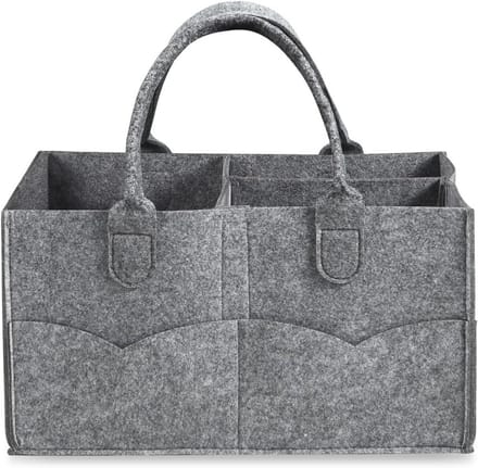 Draagbare Luier Caddy Organizer voor Baby's - Opvouwbare Organizer met Verdeeld Ontwerp voor Baby Spullen