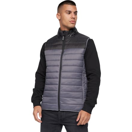 Crosshatch Heren Presnell Hoog Hals Gilet (Houtskool)