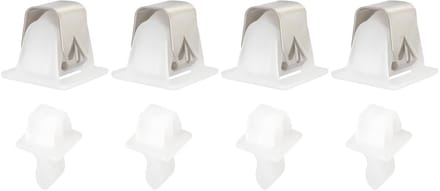 Dailygoods - Set van 4 Drogerdeurgrendels Compatibel met Whirlpool en Maytag