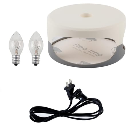 Elektrische Kleverige Vlooienvanger Lamp Niet-giftige Ongedierteval Huishoudelijke Vliegenvanger white