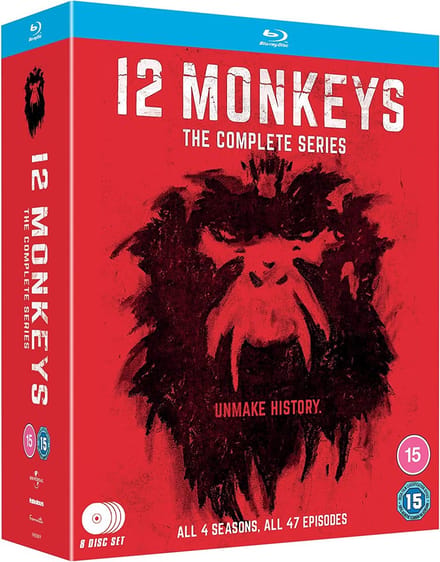 12 Monkeys Complete Serie - Blu-ray - Import zonder NL ondertiteling
