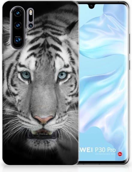 Huawei P30 Pro TPU Hoesje Tijger