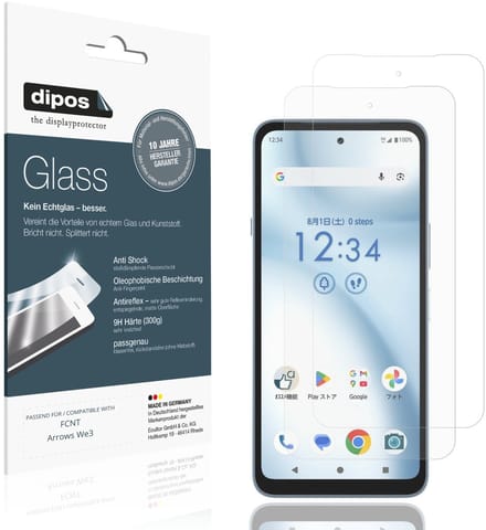 dipos – 2x Matte Pantserfolie geschikt voor FCNT Arrows We3 | 9H Screenprotector