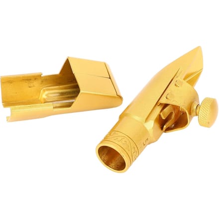 Altsaxofoon Mondstuk Messing Professioneel Sax Mondstuk Vervanging voor Oefening yellow