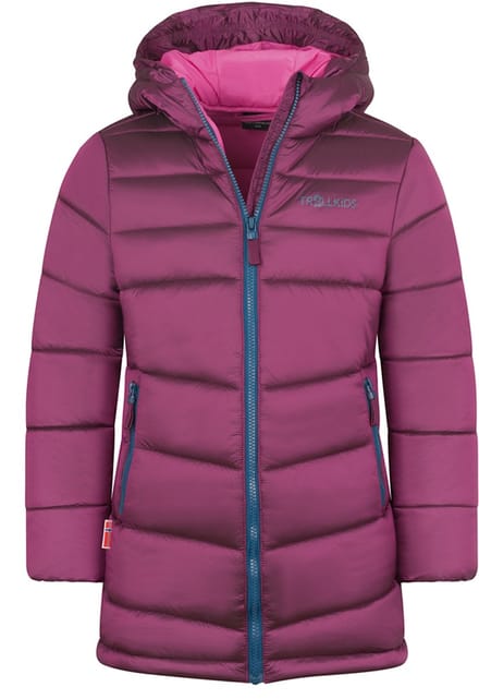 Trollkids Trondheim Coat Jas Paars 98 cm Meisje
