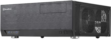 SilverStone Grandia GD09 - Case - Desktop - Zwart