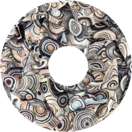 Dunne Colsjaal - Print - Khaki/Ecru - 80 x 50 cm (20245#)