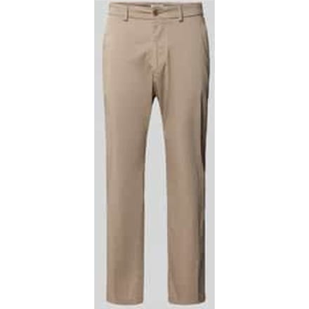 Straight fit stoffen broek met steekzakken model 'Ajend'