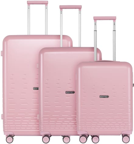 Epic Spin 4-Wiel Kofferset 3st. - Harde bagage - TSA slot - sweetpink