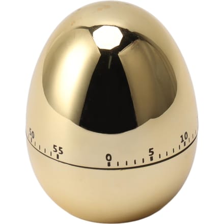 Minuteur Mécanique Modèle Œuf 60 Minutes Réveil de Cuisine Minuteur Manuel pour Cuisine or