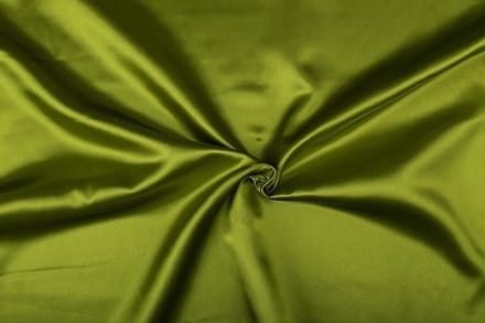 Satijn stof - Lichtgroen - 15 meter