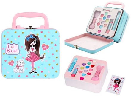 Lulu Blush - Make-up Set Tin Case