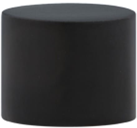 Einddop roede – Ø19mm – 2 stuks – zwart