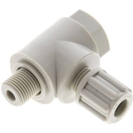 6x4mm & G1/8'' PP L-Vorm Knelfitting Buitendraad Banjo Bout 10bar