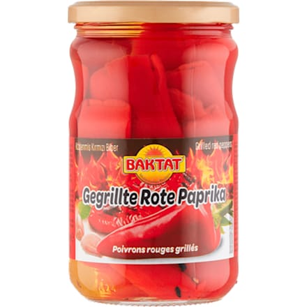 Gegrilde paprika