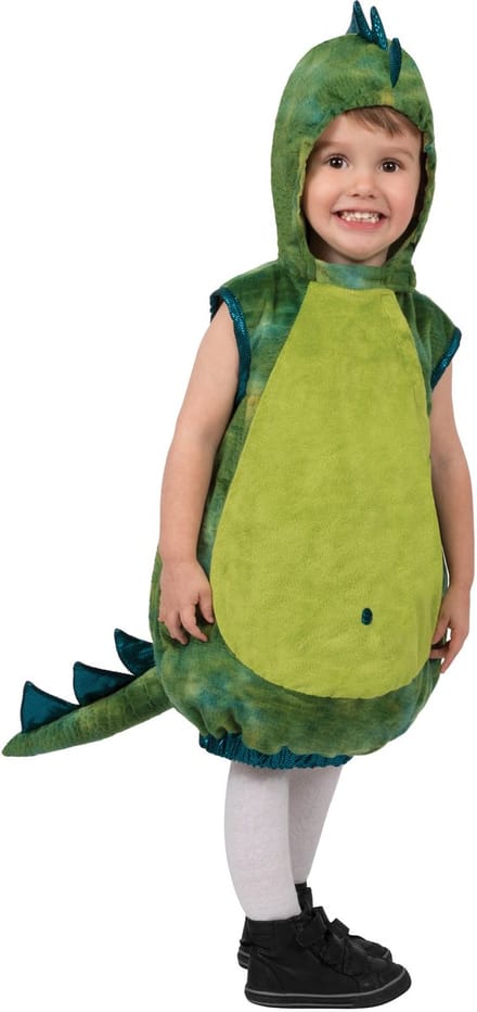 Groene Dino Spike Kind Kostuum