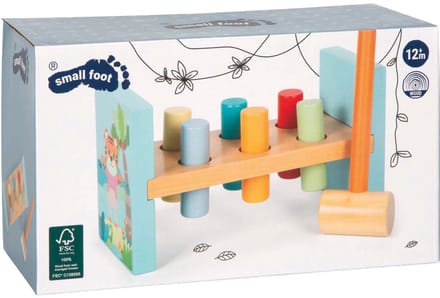 Small Foot - Wooden Hammer Bench Jungle Friends FSC
