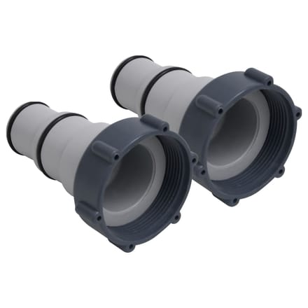 vidaXL - Zwembadslangadapters - 2 - st - kunststof