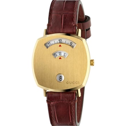 Gucci YA157405 GRIP Goud Unisex horloge