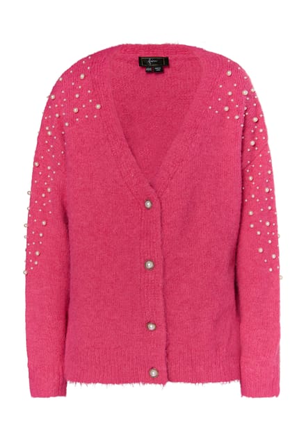 Faina Vest met parels Dames roze