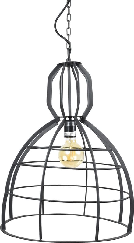 Urban Interiors Scandic Hanglamp Zwart - Open structuur - Ø40