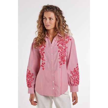 DIDI Dames Blouse Marina Red white Stripe maat 36