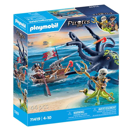 PLAYMOBIL Pirates Gevecht tegen de reuzenoctopus - 71419