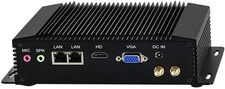 Mini PC Industrieel Fanless met 8GB RAM, 128GB SSD, Windows 10 Pro - Veelzijdige Mini Desktop Computer
