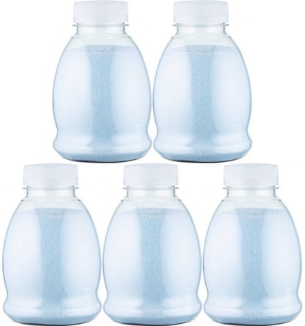 Scrubzout Opium - 375 gram - Fles met transparante dop - Set van 5 stuks - Hydraterende Lichaamsscrub