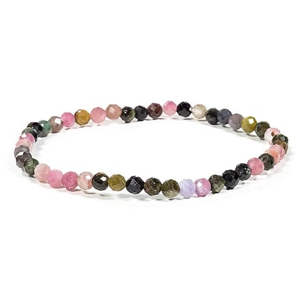 Armband - Toermalijn - Multicolour - Sierraad - Edelsteen - Balans - Cadeau - Aardend - Beschermend - Reinigend