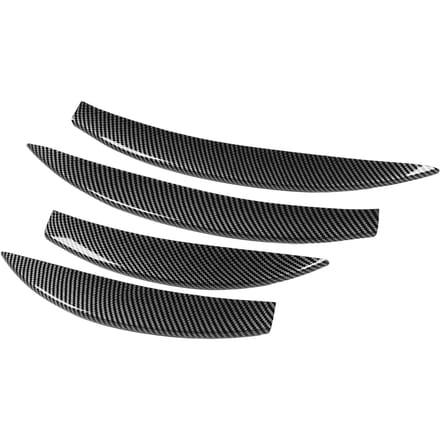 1 Paar Voorbumper Splitter Grille Sierlijst Stijlvolle Look Spoiler Diffuser Grille Sierlijst black