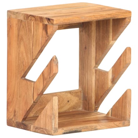 vidaXL - Wandskateboardhouder - 25x20x30 - cm - massief - acaciahout