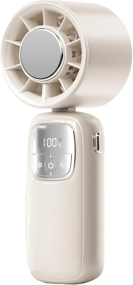 Draagbare Oplaadbare Ventilator | Stille Opvouwbare Koeler | USB Oplaadbare Handventilator Voor Camping, Wandelen, Vissen & Strand