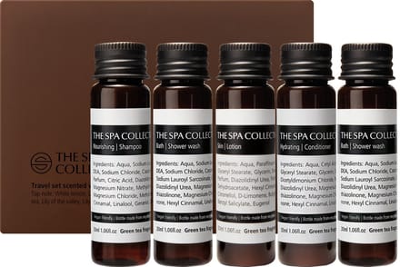 The Spa Collection Green Tea - Travel set - 5 x 30 ml mini's - Gerecycled plastic