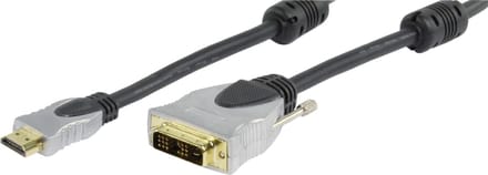 HQ - HDMI naar DVI kabel - 15 m - Zwart