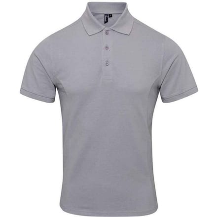 Premier Heren Coolchecker Plus Piqu Polo Shirt (Zilver)