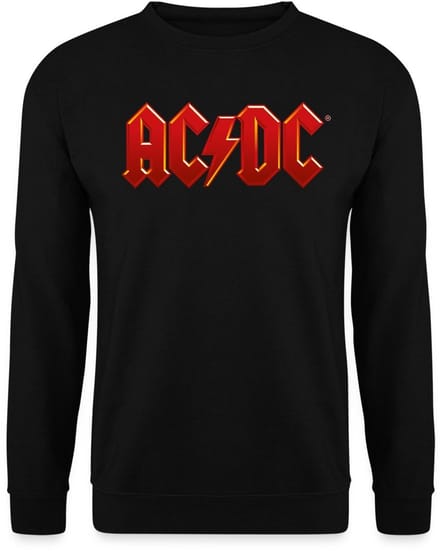 AC/DC Klassiek Logo Met Bliksemschicht Sweater Heren