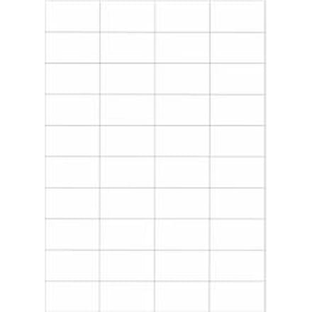 Schäfer Shop Select Universele etiketten, 52,5 x 29,7 mm, permanentklever 4000 stuks